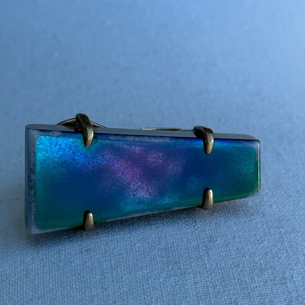 Tory Burch Adjustable Geometric Double Ring. - image 1